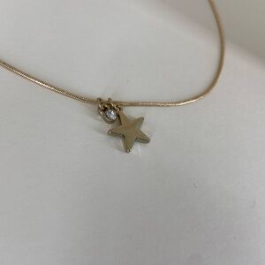 R.J. Graziano Star Pendant Necklace gold Tone, 16”-19”‎